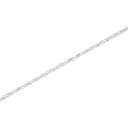 LUX-TOOLS Polyamidové lano kroucené bílé, pr. 6 mm - metráž