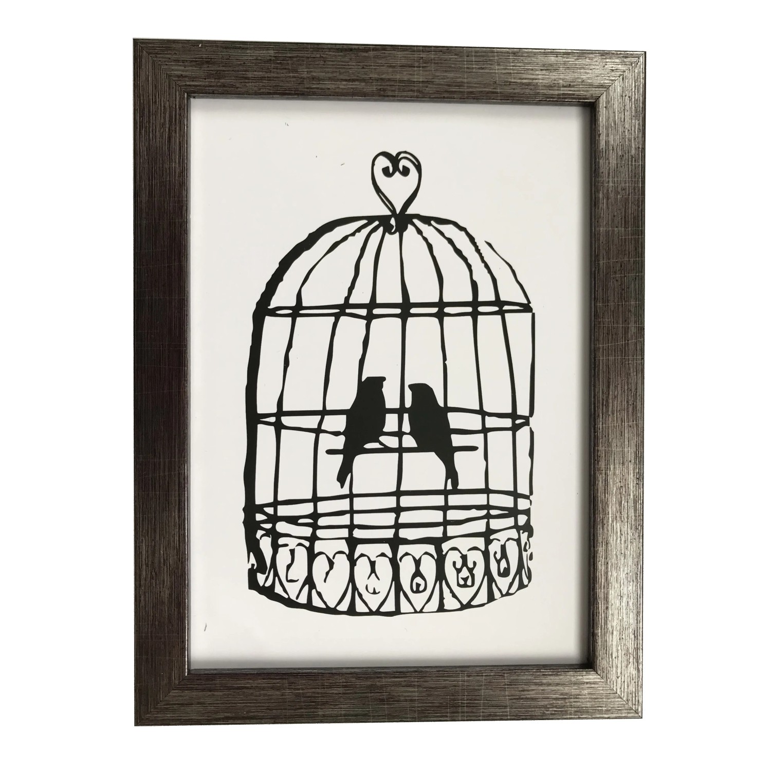 Bondecor Fotorámeček plastový strukturovaný, lišta 16/11 mm, kovový, 21 x 30 cm