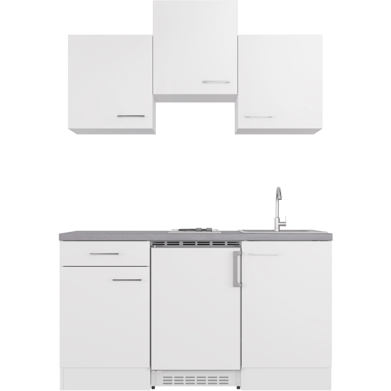 Flex-Well Kuchyně Joelina 150 cm/typ 1 - lednice/varná deska