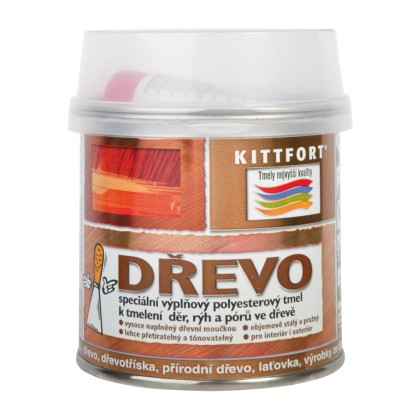 Kittfort PE-tmel dřevo 180 g