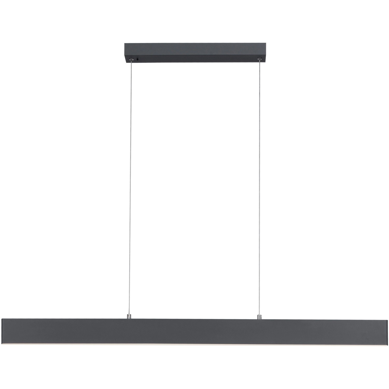 Just Light. Závěsné LED svítidlo Nila, 2x19W, 2700-5000K, antracit, 121 x 120 cm