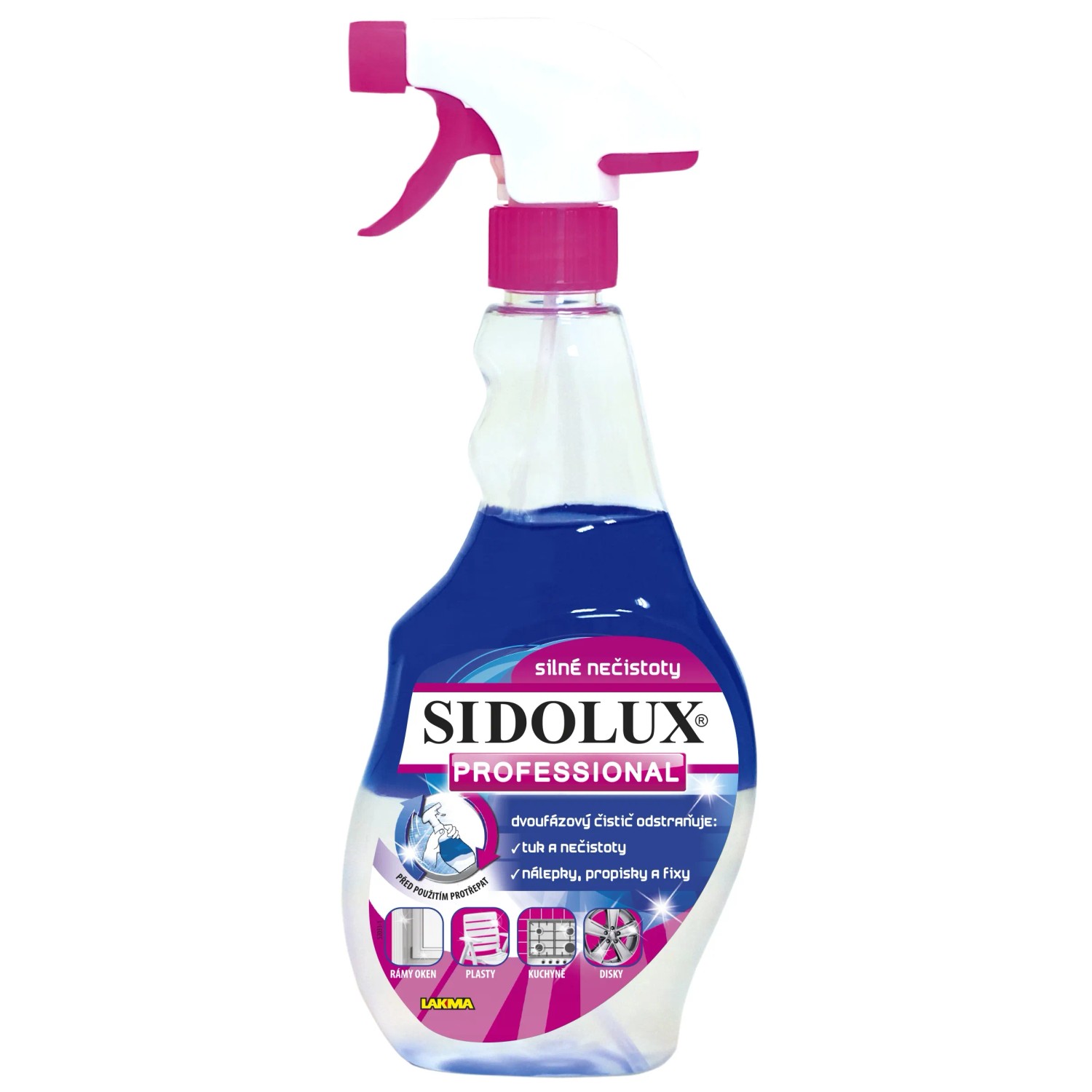 Sidolux Professional - čisticí prostředek na silné nečistoty - 500 ml