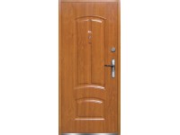 O.K. Doors Venkovní ocelové vchodové dveře RA40, 50W, zlatý dub, 90 L