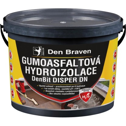 Den Braven Gumoasfaltová hydroizolace DenBit DISPER DN černá 5 kg