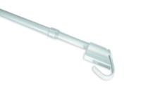 Gardinia Napínací vitrážka, bílá, pr. 10/12 mm, 45 - 75 cm