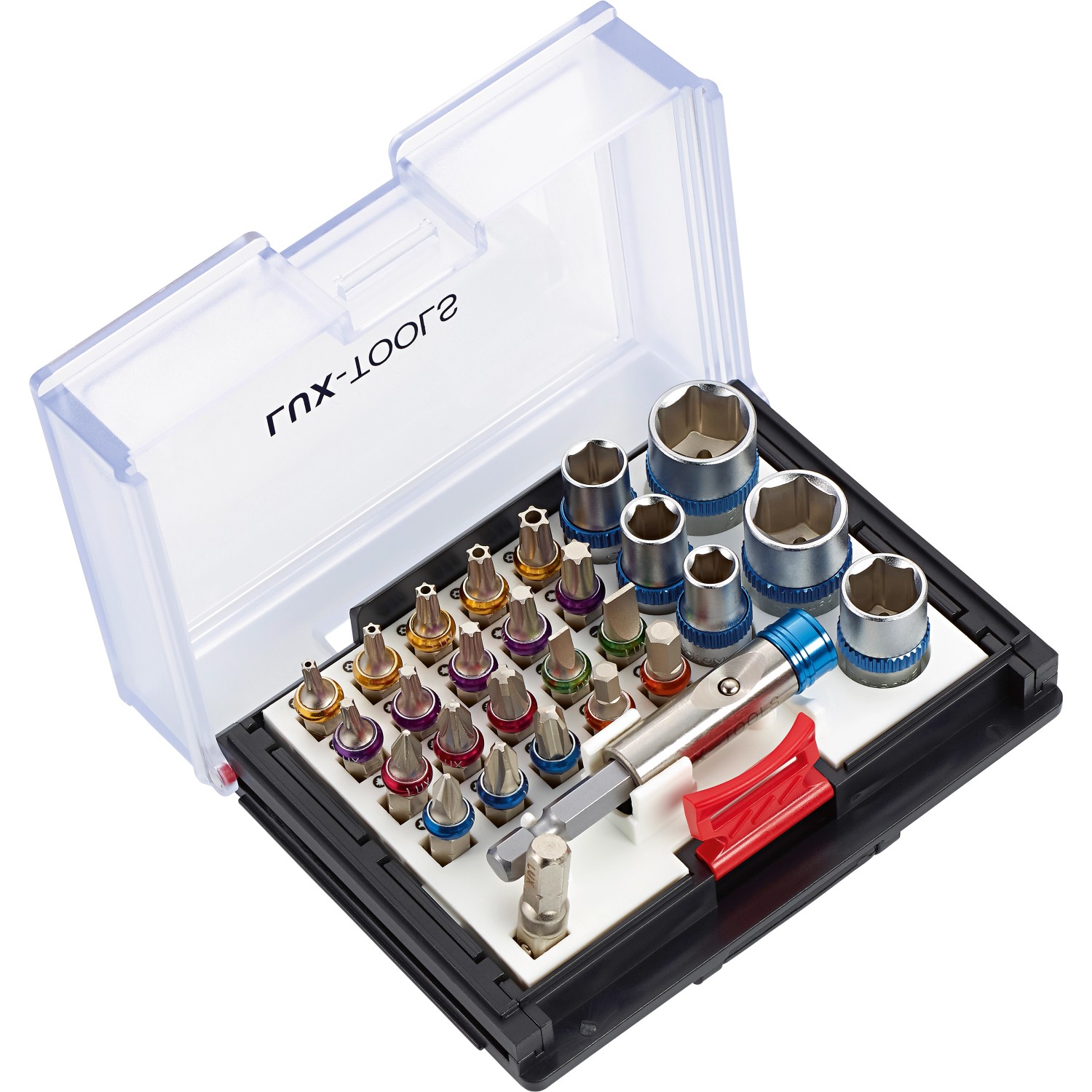 LUX Sada bitů a nástrčných klíčů 28dílná