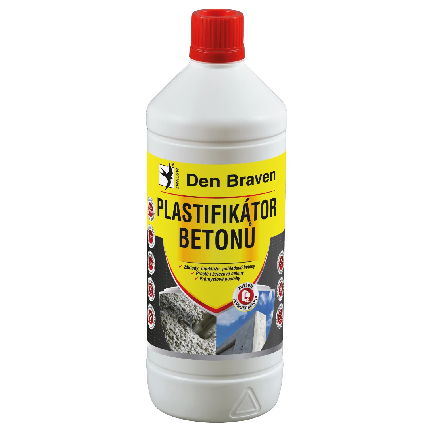 Den Braven Plastifikátor betonů Balení (ml): 1 l