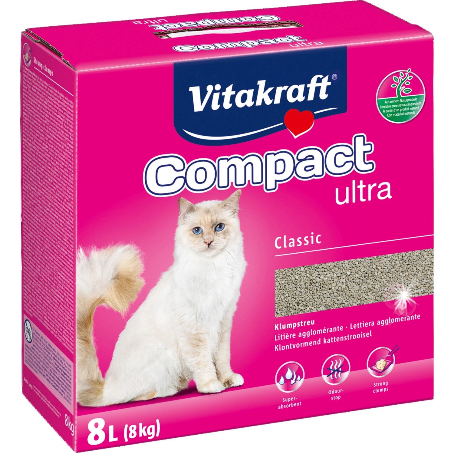 Vitakraft Kočkolit Compact Ultra, 8 kg