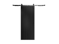 RADEX Posuvné dveře Lamette vč. systému REA a madla, černá, 95 x 210 cm