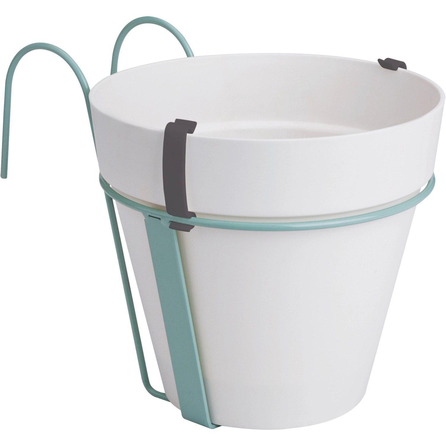 elho Květináč Loft Urban Balcony Potholder bílý 27 x 20 x 28 cm