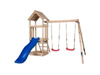 Swing King Hrací věž Noa, modrá, 234 x 265 x 280 cm Swing King Hrací věž Noa, modrá, 234 x 265 x 280 cm