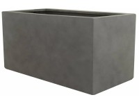 Truhlík na květiny Leger šedý, 80 x 31 x 31 cm