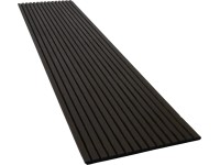 Denpanels Akustický panel WOOD Dub uzen.tm.olej. černá MDF černá plsť 240x60x2cm
