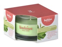 Bolsius Vonná svíčka ve skle Green Tea, 80 x 50 mm