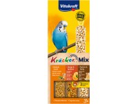 Vitakraft Doplňkové krmivo andulky Kräcker Mix med, pomeranč, pop corn 80 g 3 ks Vitakraft Doplňkové krmivo andulky Kräcker Mix med, pomeranč, pop corn 80 g 3 ks