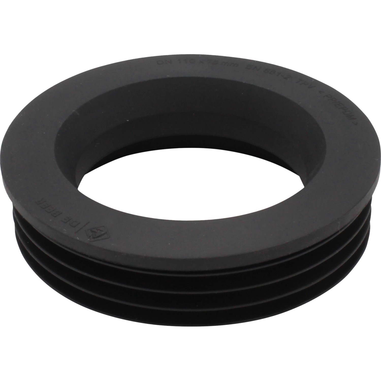 KÖRO Pryžová redukce na napojení odpadu DN110 x 75 mm