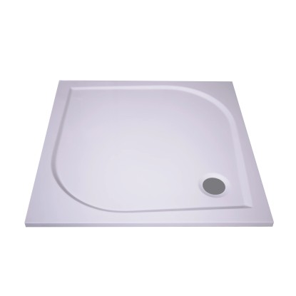 Sanotechnik Rohová sprchová vanička Aneta 90000, čtverec, 80 x 80 x 2,5 cm