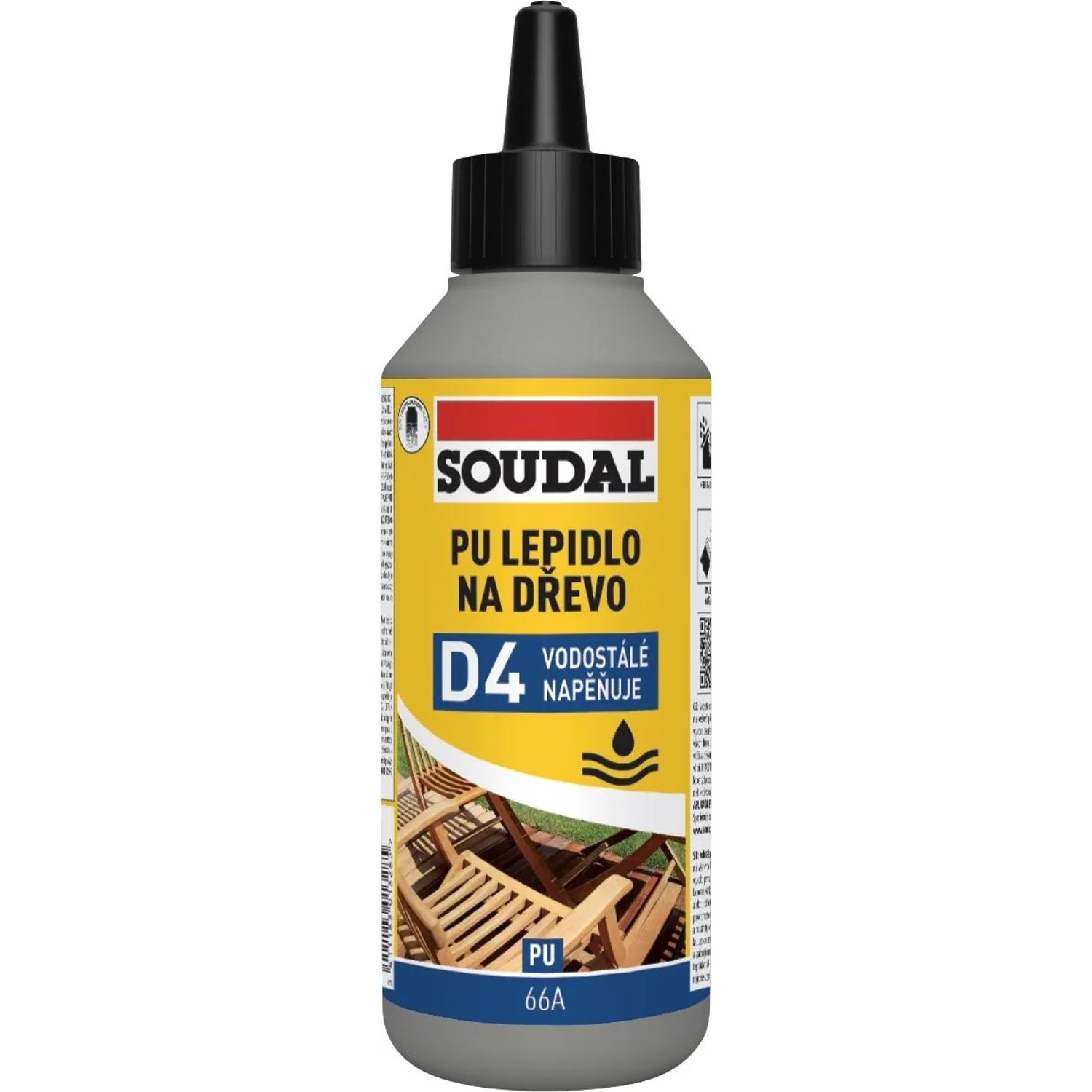 Levně SOUDAL Polyuretanové lepidlo na dřevo 66A 250 g