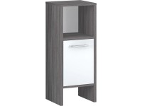 Astor Spodní koupelnová skříňka Oslo, bílá/šedá, 33 x 28 x 82 cm