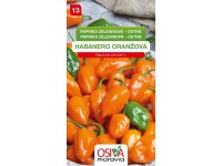 Semínka Paprika zeleninová ostrá Habanero oranžová (Capsicum annuum L.)