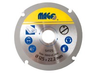 Magg Řezný kotouč na dřevo 125 mm
