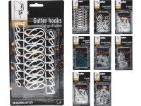 Háčky a přísavky pro připevnění světelných řetězů, různé druhy