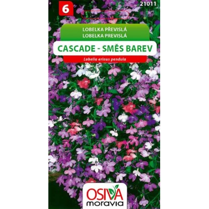 Semínka Lobelka převislá Cascade směs barev (Lobelia erinus pendula)