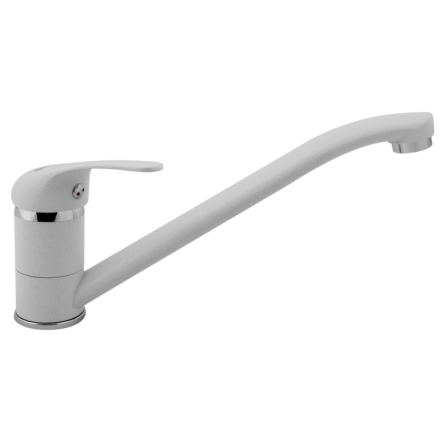 Pyramis Granitová stojánková dřezová baterie Asalia, sněhově bílá