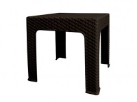 MEGA PLAST Stolek BISTRO wenge 48 x 48 x 42 cm