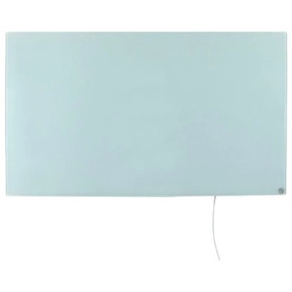 E2 Elektrický IR topný panel Infrae² Smart & Easy Crystal M 500W s přední stranou z mléčného skla.