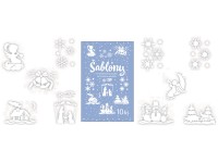 Šablony na kreativní použití 10 motivů, 31 x 21 cm