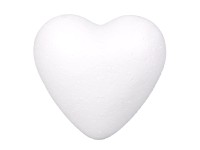 Srdíčko polystyrenové pr. 8 cm Srdíčko polystyrenové pr. 8 cm