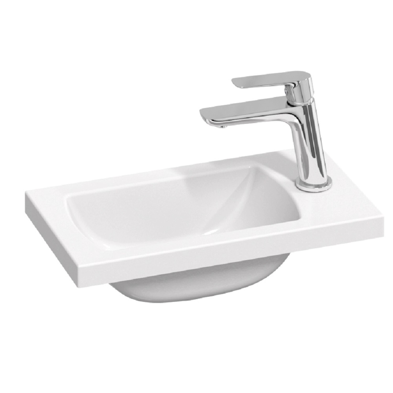 Ravak Classic II umývátko 40x22 cm otvor pro baterii uprostřed XJX01140004