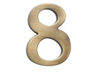 COBRA Číslice 8 - 5 cm, česaný bronz