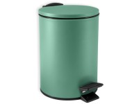 Spirella Nášlapný odpadkový koš Adelar, zelená matná, 3 l