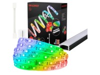 Briloner LED pásek samolepicí RGBW, doplňková sada, 4 m