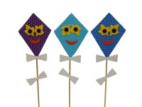 BD-Tova Drak z puntíkovaného kartonu, na zápich