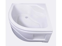 Sanotechnik Sprchová vanička PT25W, čtvrtkruh, 90 x 90 x 50 cm