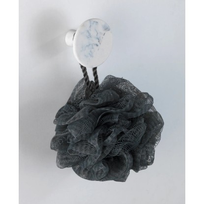 Wenko Nástěnný háček Melle mramorový vzhled k přišroubování polyresin 5 cm x 3,8