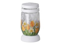 Bolsius Hřbitovní lampa Tulipány vč. náplně 23 cm