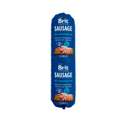 Brit Salám pro psy Sausage Chicken & Lamb 800 g