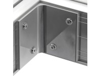 GS Terrassen Spojovací T úhelník pro profil ALUecofix JUMBO, 110 x 60 mm GS Terrassen Spojovací T úhelník pro profil ALUecofix JUMBO, 110 x 60 mm