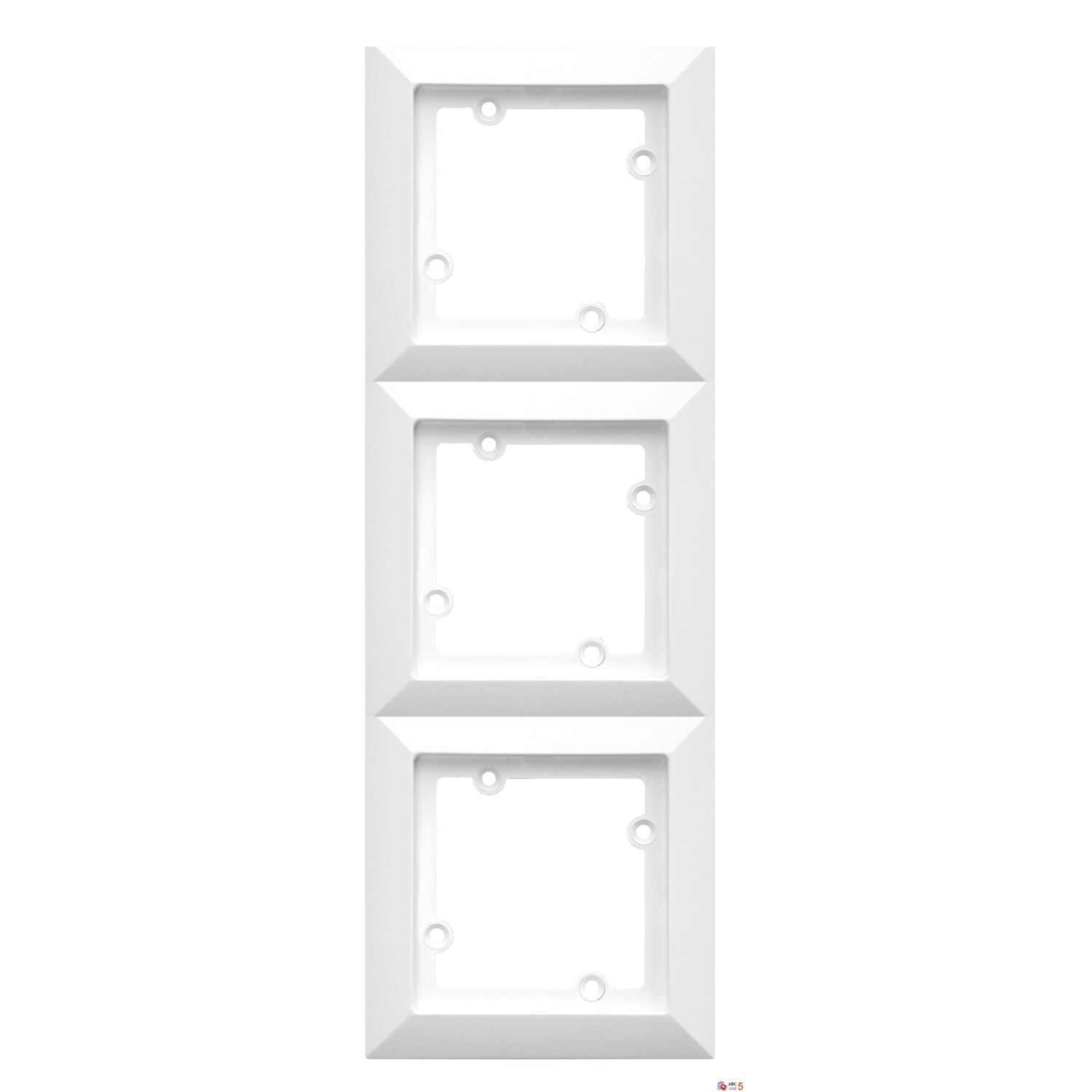 Rámeček 3-násobný Pola, bílá