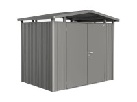 Biohort Plechový domek Panorama P2 2křídlé dveře, křem.šedá, 273 x 198 x 227 cm