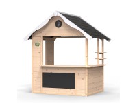 EXIT Dřevěný dětský domeček Hika 140 x 155 x 111 cm EXIT Dřevěný dětský domeček Hika 140 x 155 x 111 cm