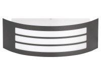 Rabalux Venkovní nástěnné svítidlo Roma, antracitová, 31,8 x 10 cm