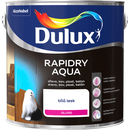 Dulux Univerzální barva Rapidry Aqua bílý 2,5 l