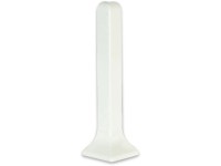 Fuchs Design Hliníkový sokl - vnější roh, práškově lakovaný bílý, 6 cm Fuchs Design Hliníkový sokl - vnější roh, práškově lakovaný bílý, 6 cm