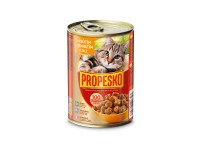 Propesko Konzerva pro kočky krůtí, jehněčí v želé 415 g