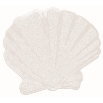 Kleine Wolke Sada protiskluzových podložek Minis Muschel sněhově bílých 6-dílná